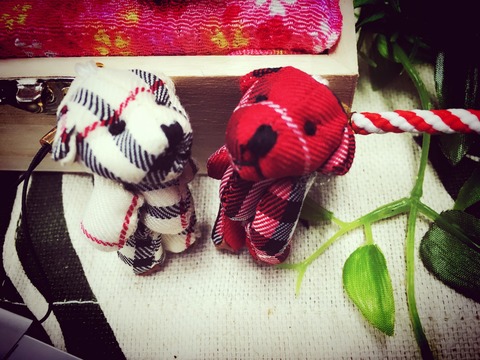 テディーベアキーホルダー