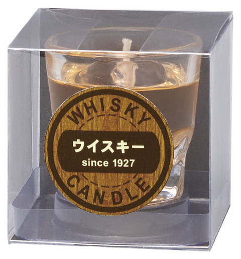 ウイスキーロックキャンドル①