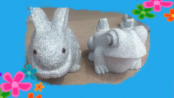 ウサギとカエル