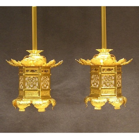 神前灯篭　猫足