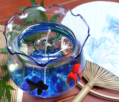 金魚鉢　キャンドル