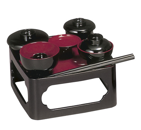 霊供膳　黒内朱