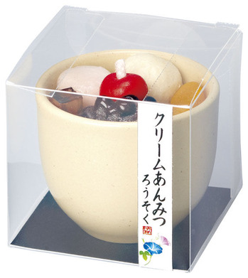 クリームあんみつキャンドル