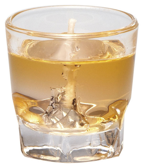 ウイスキーロックキャンドル②