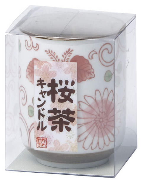 桜茶キャンドル①