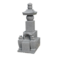 五輪塔　9寸　2重台　華蓮型