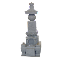 五輪塔　10寸　2重台　華蓮型　レンゲ