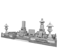 華蓮型　レンゲ＋五輪塔　華蓮型　セット