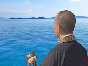 お寺様による読経